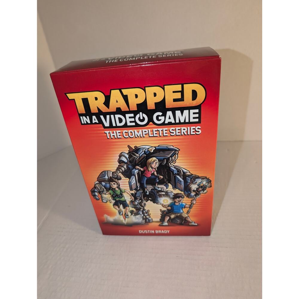 Complete Set Trapped Inside of Video Game 5 Book Set New